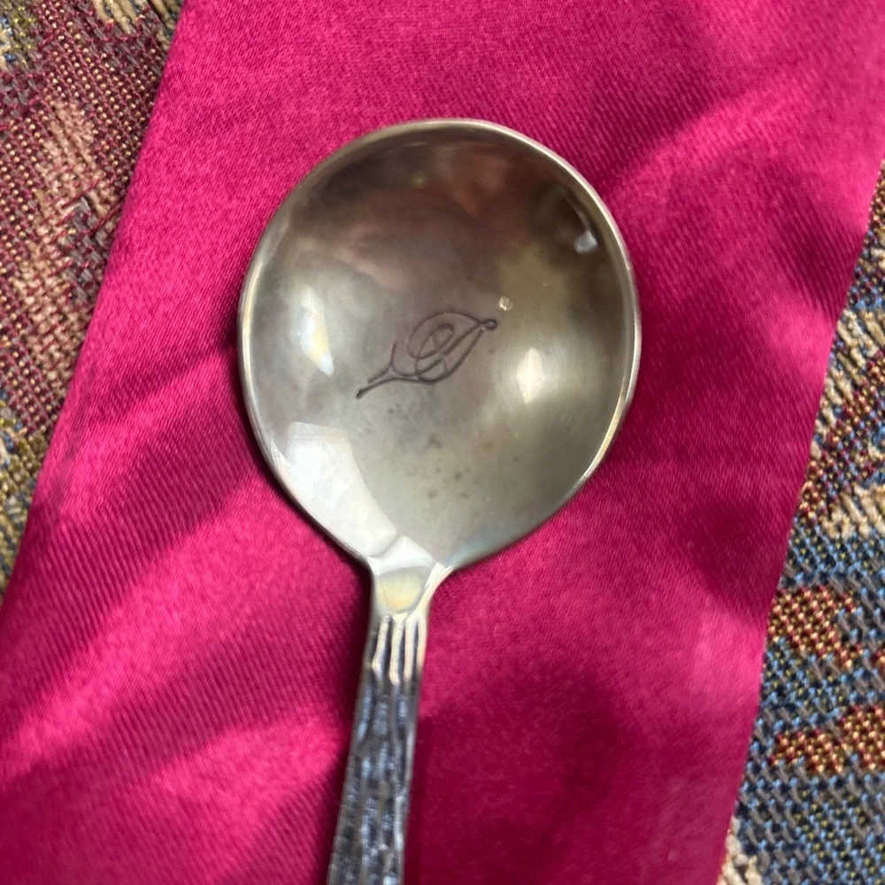 Vintage antique gold spoon